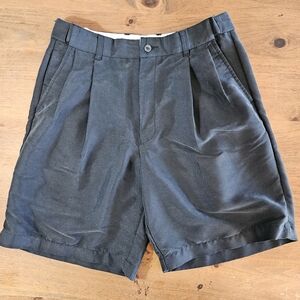 Tasso Elba Microfiber Golf Shorts Black Size 32